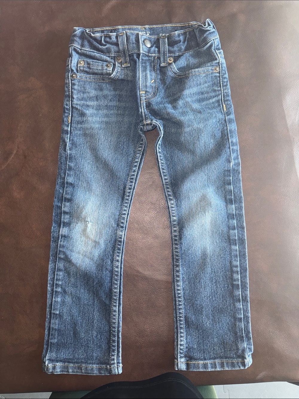 Signature by Levi Strauss Kids Straight-Leg Jeans in Blue